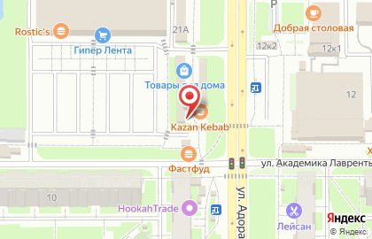 Магазин хозтоваров на улице Адоратского на карте