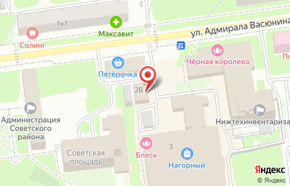 Кафе-бар Люкс на Советской улице на карте