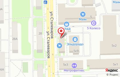 ДеньгиАктив на улице Сталеваров на карте