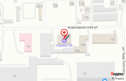 ООО Континент на Новочеркасской улице на карте