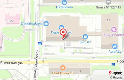 Киоск овощей и фруктов в Дмитровском районе на карте