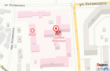 НУЗ Узловая больница на станции Рузаевка Ржд-медицина в Рузаевке на карте