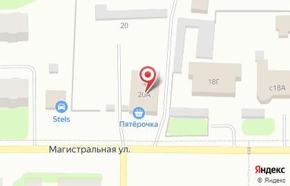 Служба заказа легкового транспорта Олимп на Магистралиной улице на карте