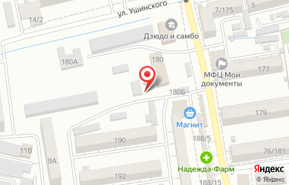 Салон-парикмахерская Гармония на улице Луначарского на карте