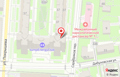 Мебель-маркет в Серебряковом переулке на карте