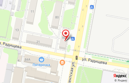 Торговая компания Окна Plast+ на Ташкентской улице на карте