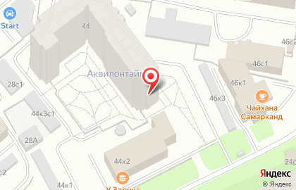 Автостоянка в Архангельске на карте
