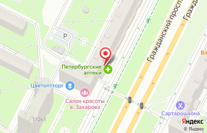 Петербургские аптеки в Санкт-Петербурге на карте