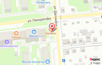 Киоск по продаже фруктов и овощей в Вологде на карте