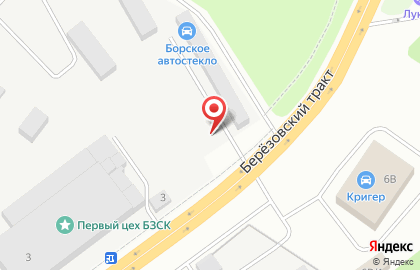БОРское стекло, ООО, г. Березовский на карте
