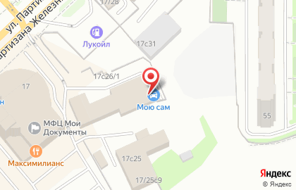 Plazma_Detailing на улице Партизана Железняка на карте