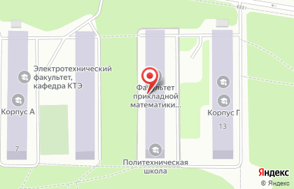 Лицей №1 в Ленинском районе на карте