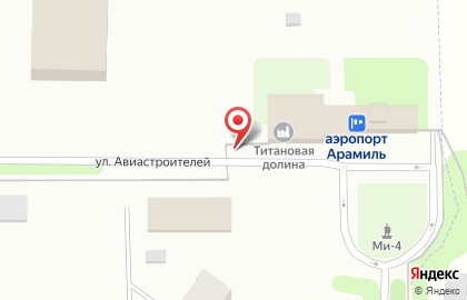 Особая экономическая зона Титановая долина в Чкаловском районе на карте