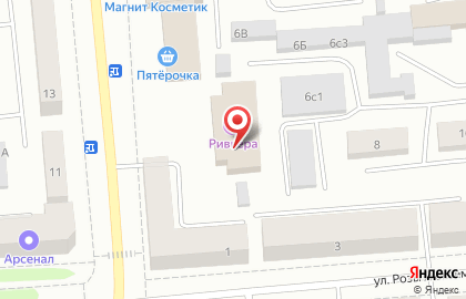 ТЦ Ривьера на улице Льва Толстого на карте