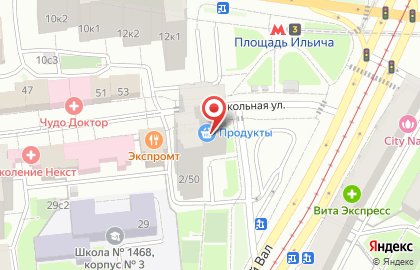 Продуктовый магазин ПродТрейд на карте