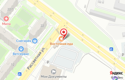 Кафе Перекресток в Калининском районе на карте