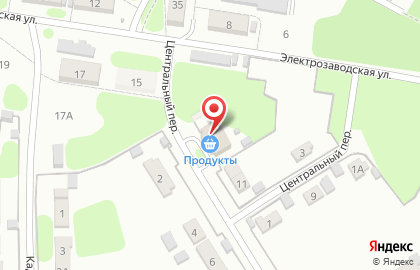 Продуктовый магазин в Туле на карте
