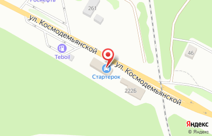 Автосервис AvtoLux на улице З.Космодемьянской на карте
