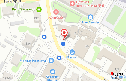 Фирменный салон и пункт обслуживания Мегафон в Советском районе на карте