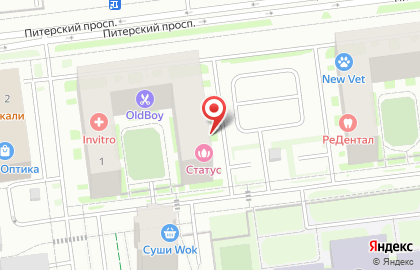 Школа ментальной арифметики Abakus на Питерском проспекте на карте