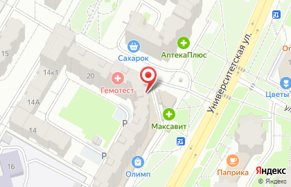 Почта Банк в Чебоксарах на карте