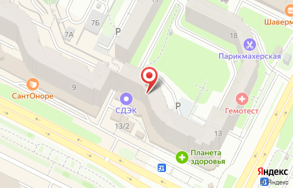 Сеть водоматов Живой источник в Мотовилихинском районе на карте