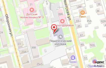 Общежитие, Тульский педагогический колледж №1 на карте
