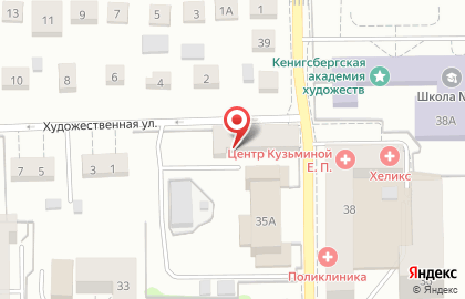 Центр управления в кризисных ситуациях МЧС России по Калининградской области на карте