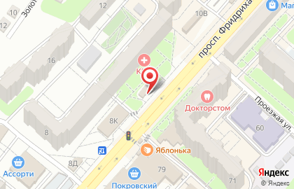 Автомат по продаже питьевой воды Бриз на проспекте Фридриха Энгельса на карте