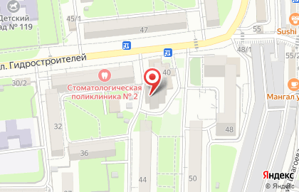 ООО Алмакс на улице Гидростроителей на карте
