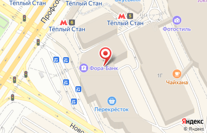 Магазин Комус в Ясенево на карте