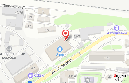 Салон-парикмахерская Милашка в Первомайском районе на карте