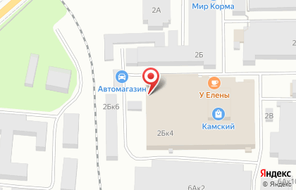 Продуктовый магазин в Калининграде на карте