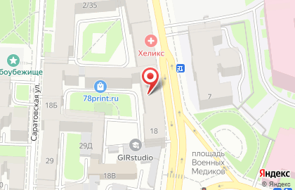 Филя на площади Ленина на карте