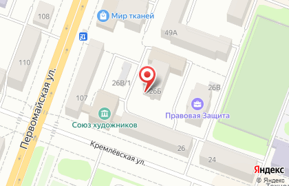 Банк Йошкар-Ола на Кремлевской улице на карте