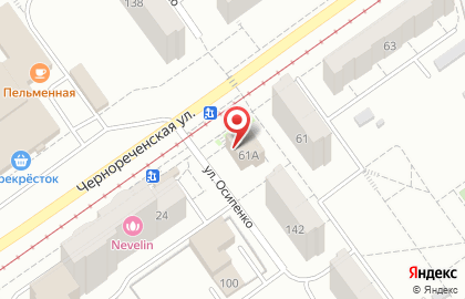 Телекоммуникационная компания МТС на Чернореченской улице на карте