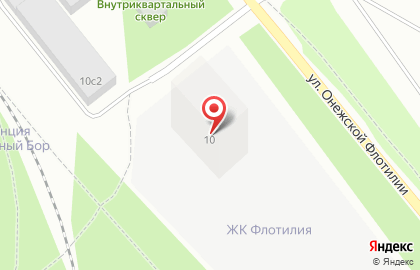 Торговая компания Петробетоника на улице Онежской Флотилии на карте