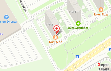 Кафе быстрого питания Dark Side на улице Академика Сахарова на карте