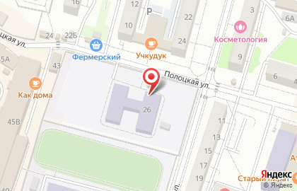 Детский сад №19 на Серпуховской улице на карте