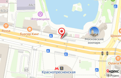 Магазин цветов на Красной Пресне на карте