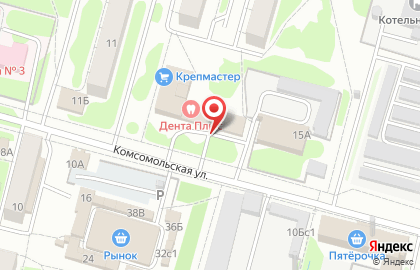 Магазин товаров для авторемонта Кузов Маркет на Комсомольской на карте