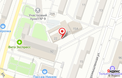 Супермаркет Елисейский в Центральном районе на карте