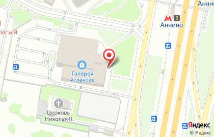 Московская городская телефонная сеть на Варшавском шоссе на карте