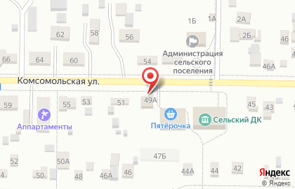 Продуктовый магазин в Ростове-на-Дону на карте