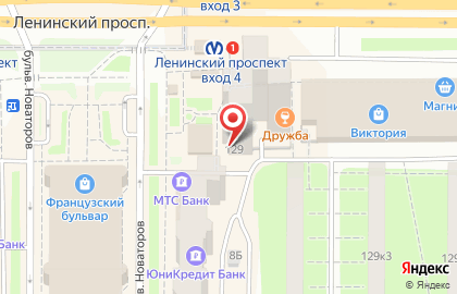 Салон красоты ЧасПик на Ленинском проспекте на карте