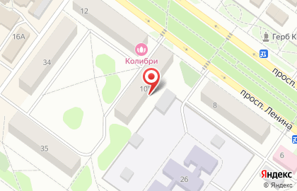 Микрофинансовая компания Viva Деньги на проспекте Ленина на карте