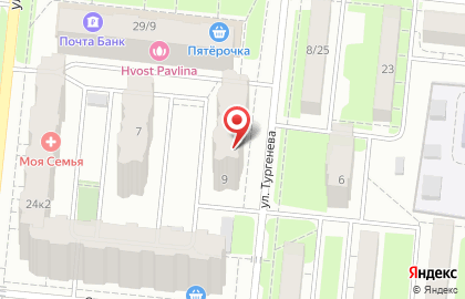 Компания Асгрупп на улице Тургенева на карте
