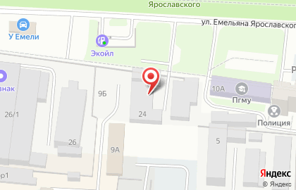 Пермский энергосервис в Свердловском районе на карте