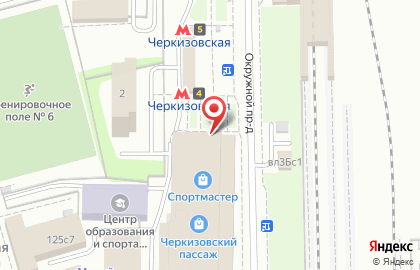 Станция Черкизовская на карте