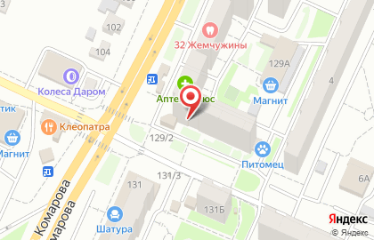 Сервисная фирма Электроника-Сервис в Тракторозаводском районе на карте